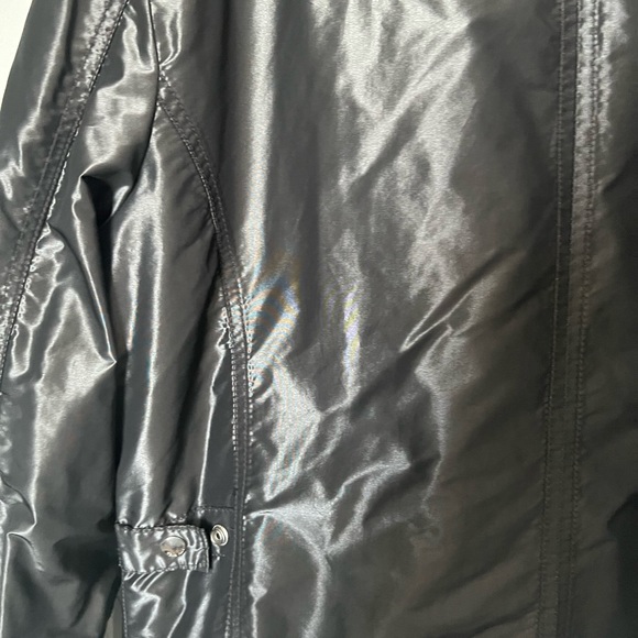 Zara Man Silver Grey Zip Up Bomber  Quilted Lining Jacket Sz L - Picture 8 of 13